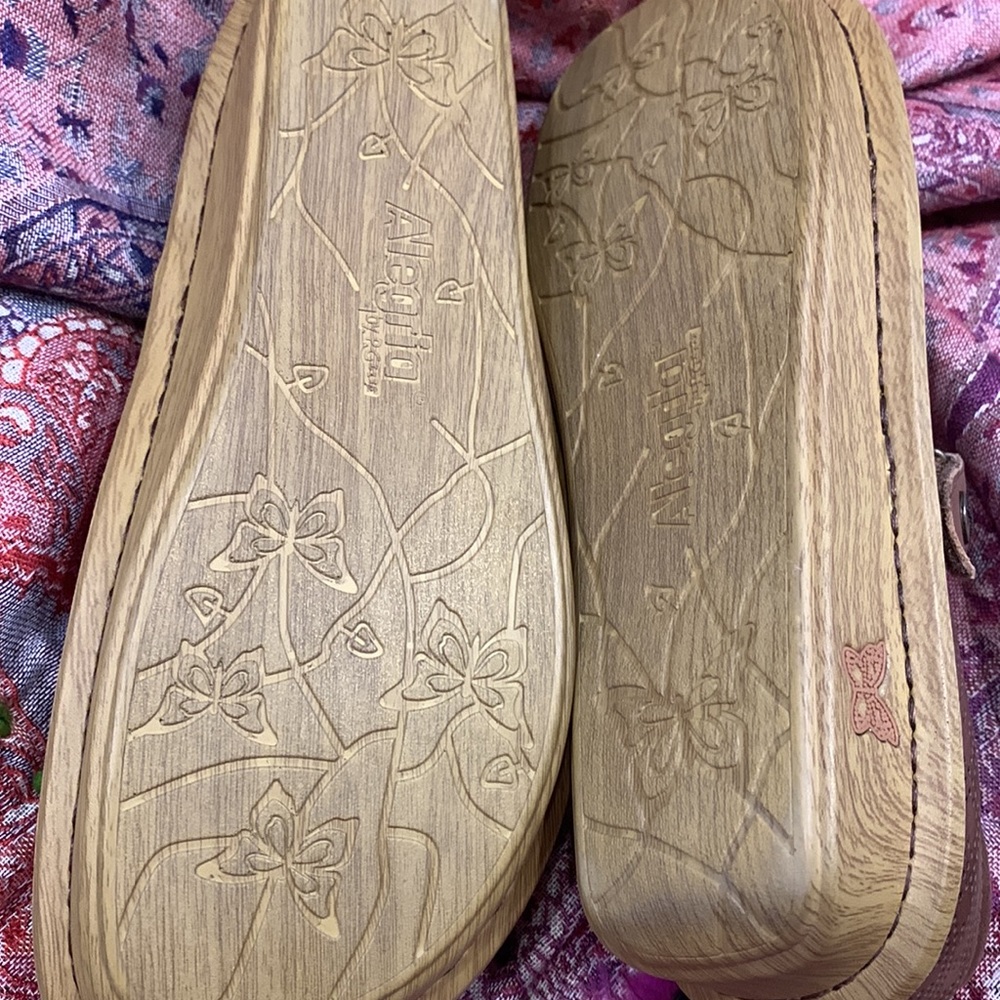 Alegria Chocolate Perforated Loafers - Picture 7 of 14